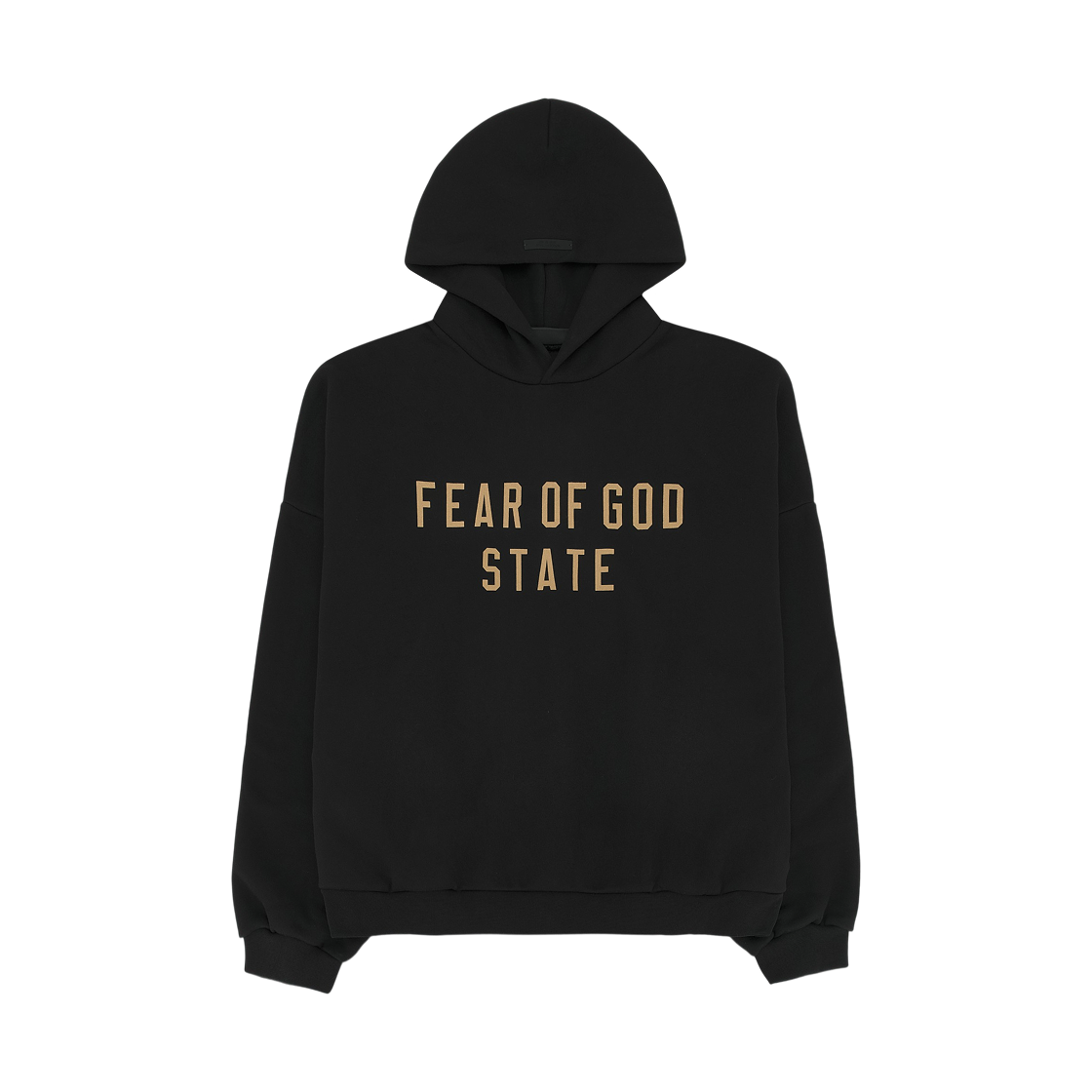에센셜 플리스 스테이트 후드 블랙 - 24FW(Essentials Fleece State Hoodie Black - 24FW)