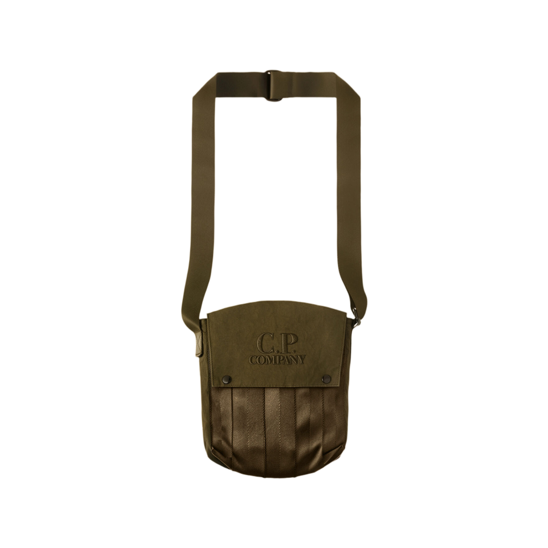 21CMAC131A005349M683 C.P. Company Herringbone Mixed Shoulder Bag Ivy Green - 26FW