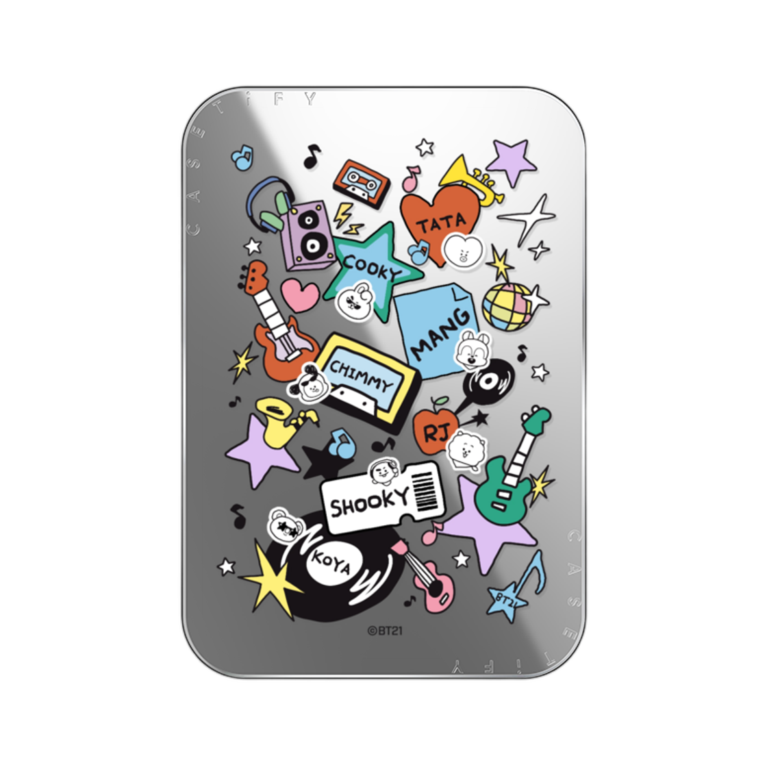 - Casetify x BT21 Frame Mirror Snappy Magsafe Cardholder Stand