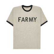 Kapital 18.5 Tenjiku Ringer Pocket T-Shirt Farmy Kinari
