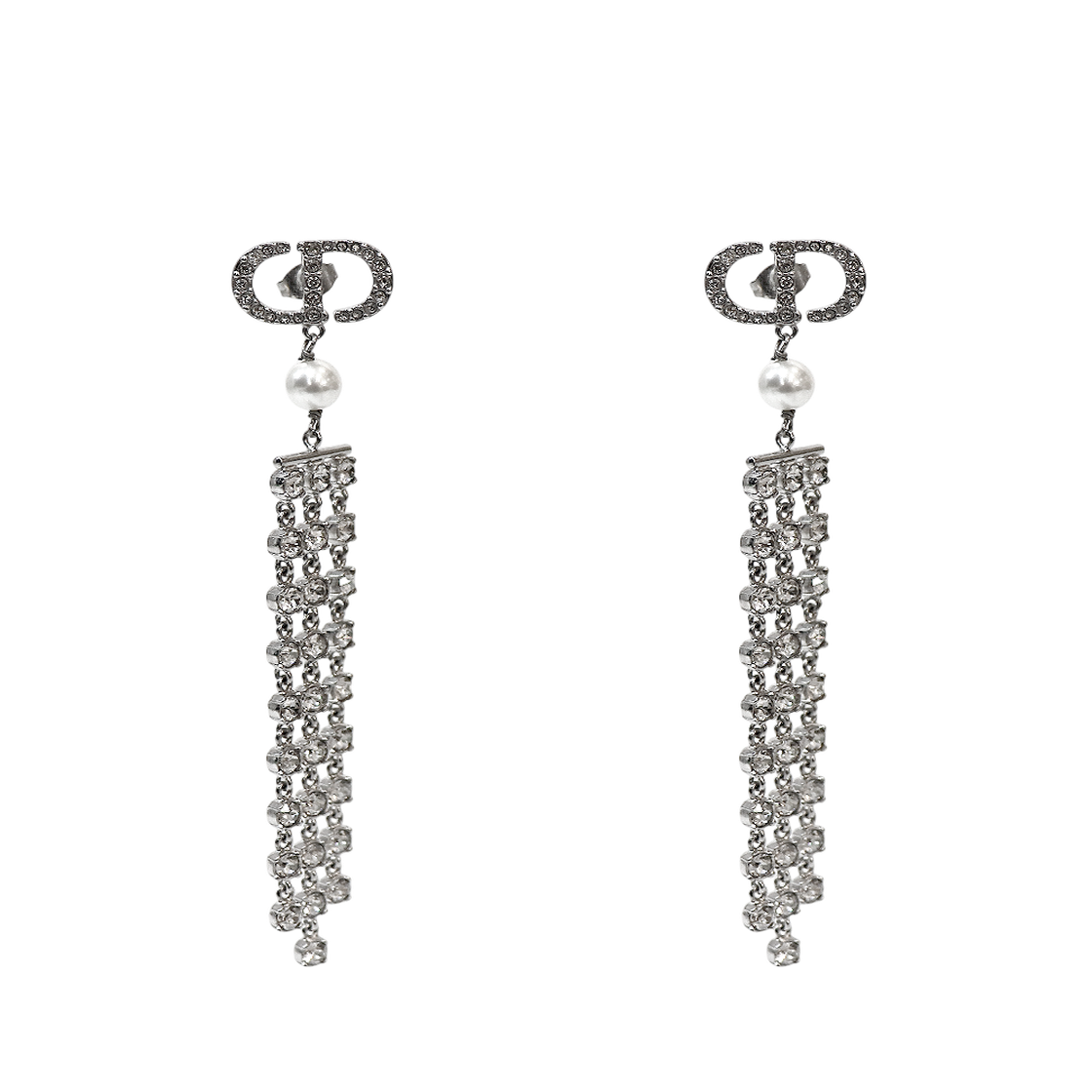 ITCV99U7LHET Dior Petite Tassel Cubic Earrings C-B63890