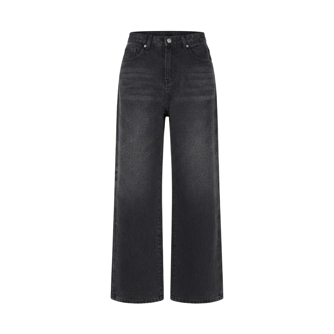 GW3653-블랙 GCLIP Cat Sandwashed Black Straight Jeans