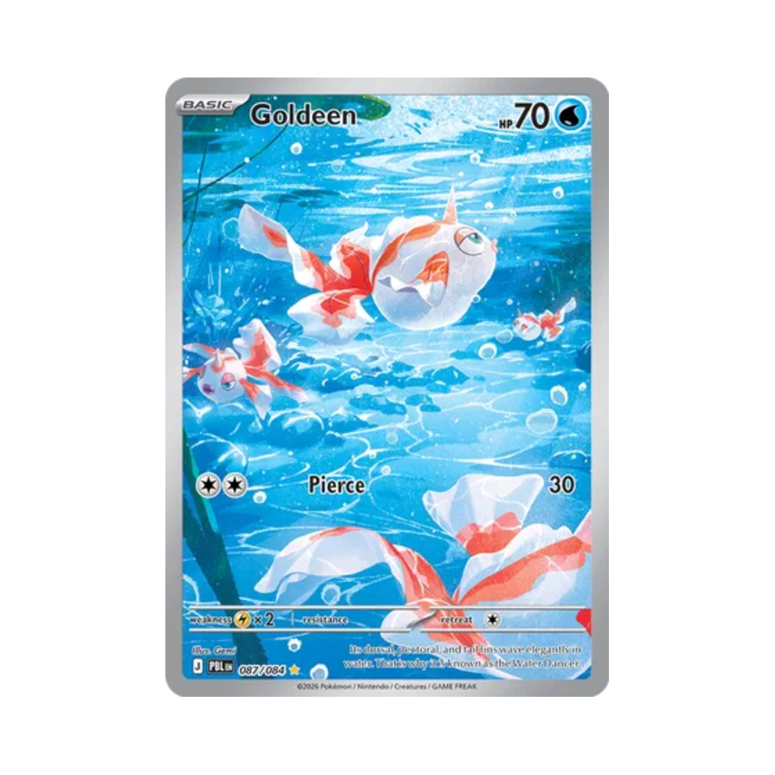 포켓몬 TCG 콘치 AR 피치 블랙 (영문판)(Pokemon TCG Goldeen AR Pitch Black (English Ver.)) - 1