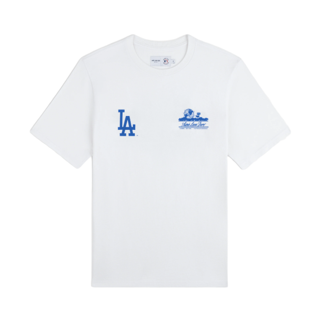 - Aime Leon Dore LA Dodgers Unisphere T-Shirt Bright white