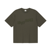 UNIVERSE GARMENT Happy Family Crop T-Shirt Brown