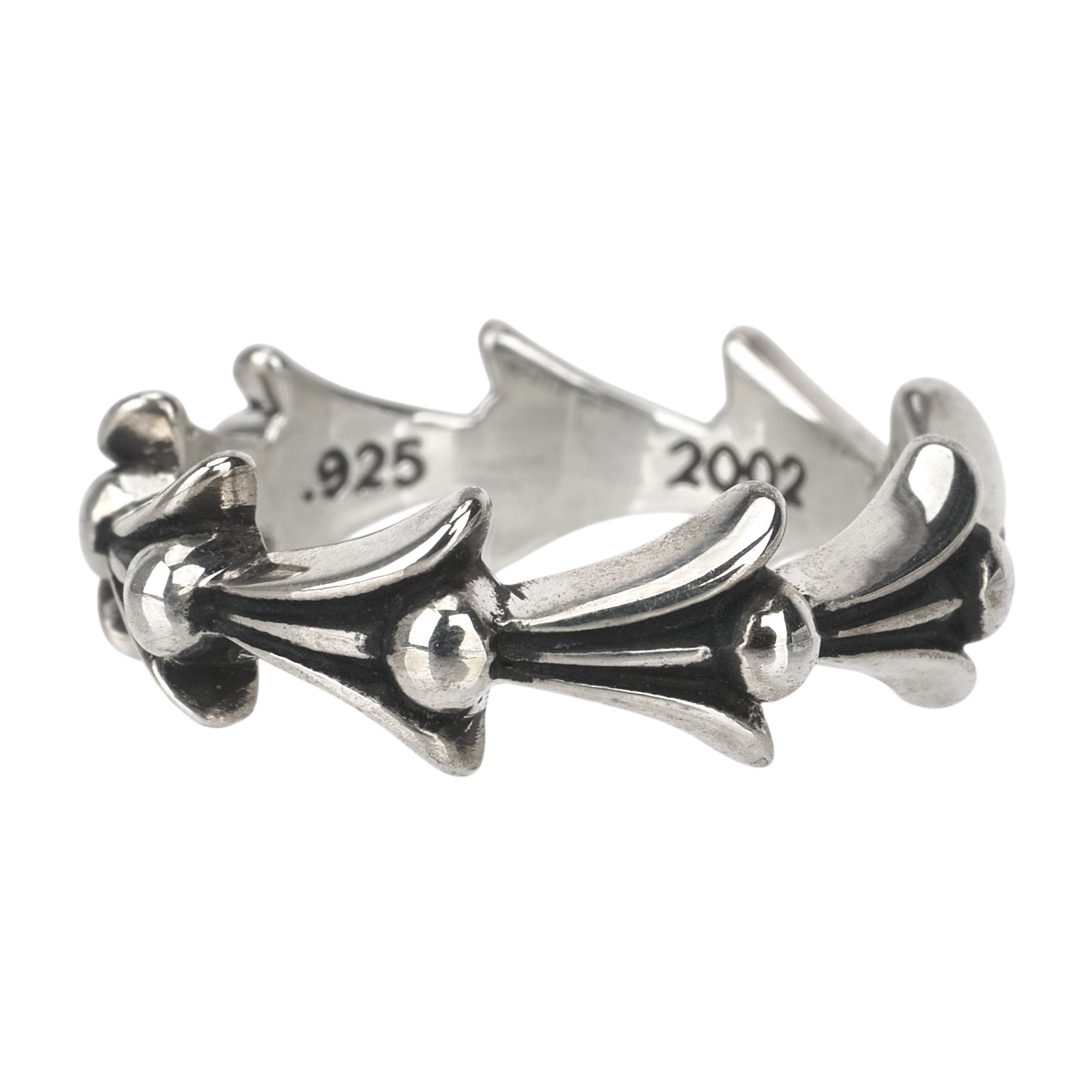 - Chrome Hearts Cross Tail Ring Silver