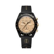 Swatch x Omega Moonswatch Mission To The Moon 1969 42mm Quartz Black Gold