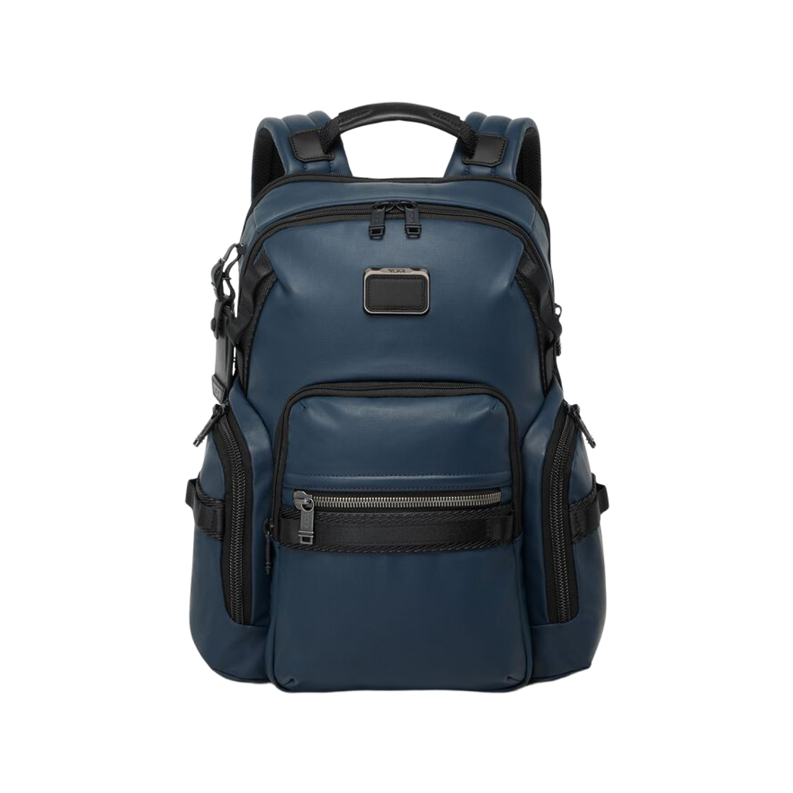 투미 알파 브라보 내비게이션 백팩 네이비 코팅 캔버스(Tumi Alpha Bravo Navigation Backpack Navy Coated Canvas)