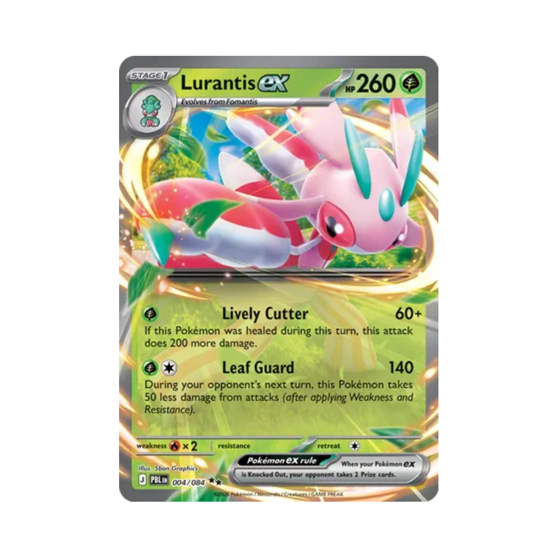 포켓몬 TCG 라란티스 ex DR 피치 블랙 (영문판)(Pokemon TCG Lurantis ex DR Pitch Black (English Ver.)) - 1