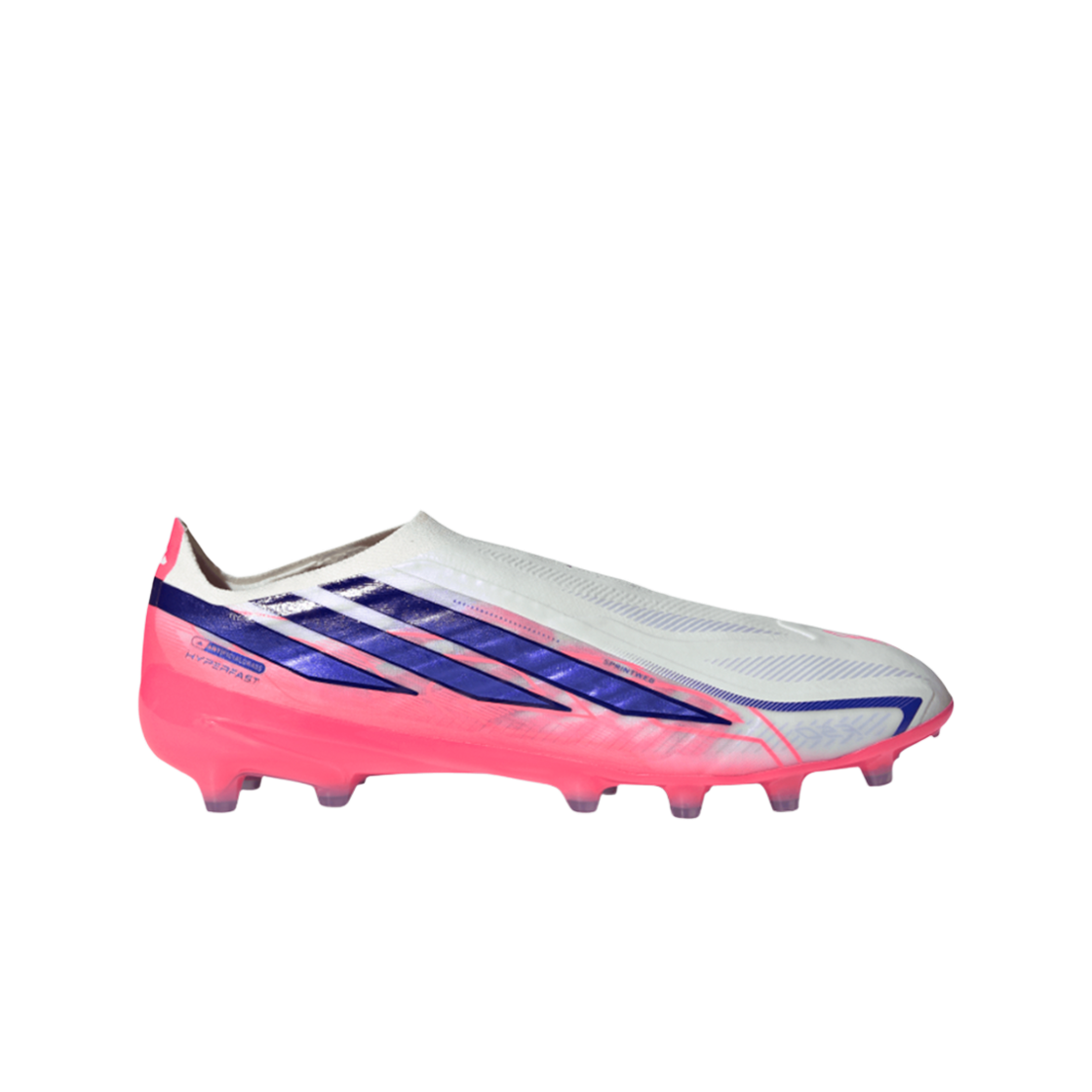 KH6800 Adidas F50 Hyperfast Pro Laceless AG Cloud White Solar Purple