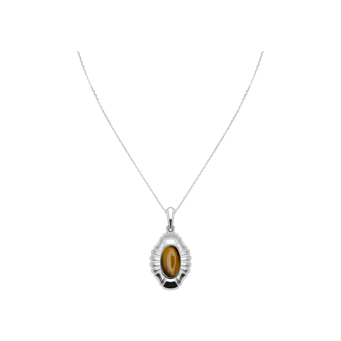 뵤르 헤일로 네클리스 호안석(Bőr Halo Necklace Tigereye)
