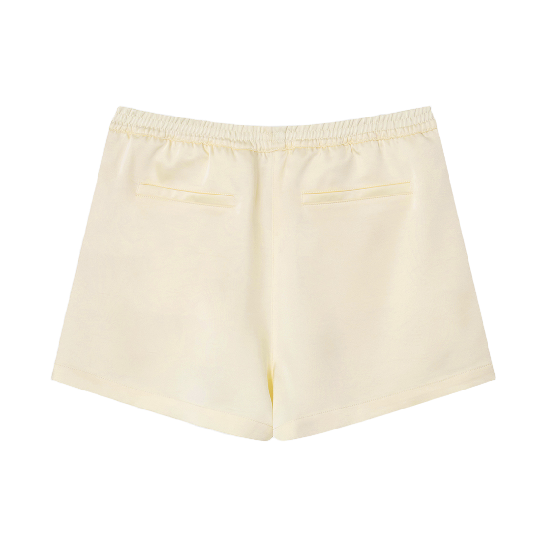 이우트 새틴 밴딩 팬츠 크림(EEUT Satin Banding Shorts Cream) - 2
