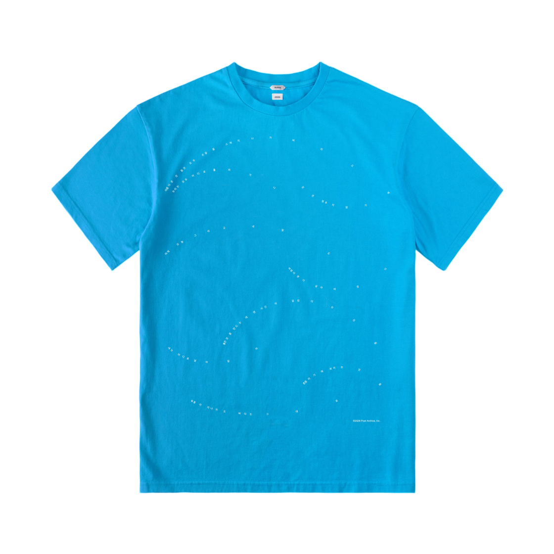 - Post Archive Faction (PAF) Souvenir T-Shirt 17 Sky Blue