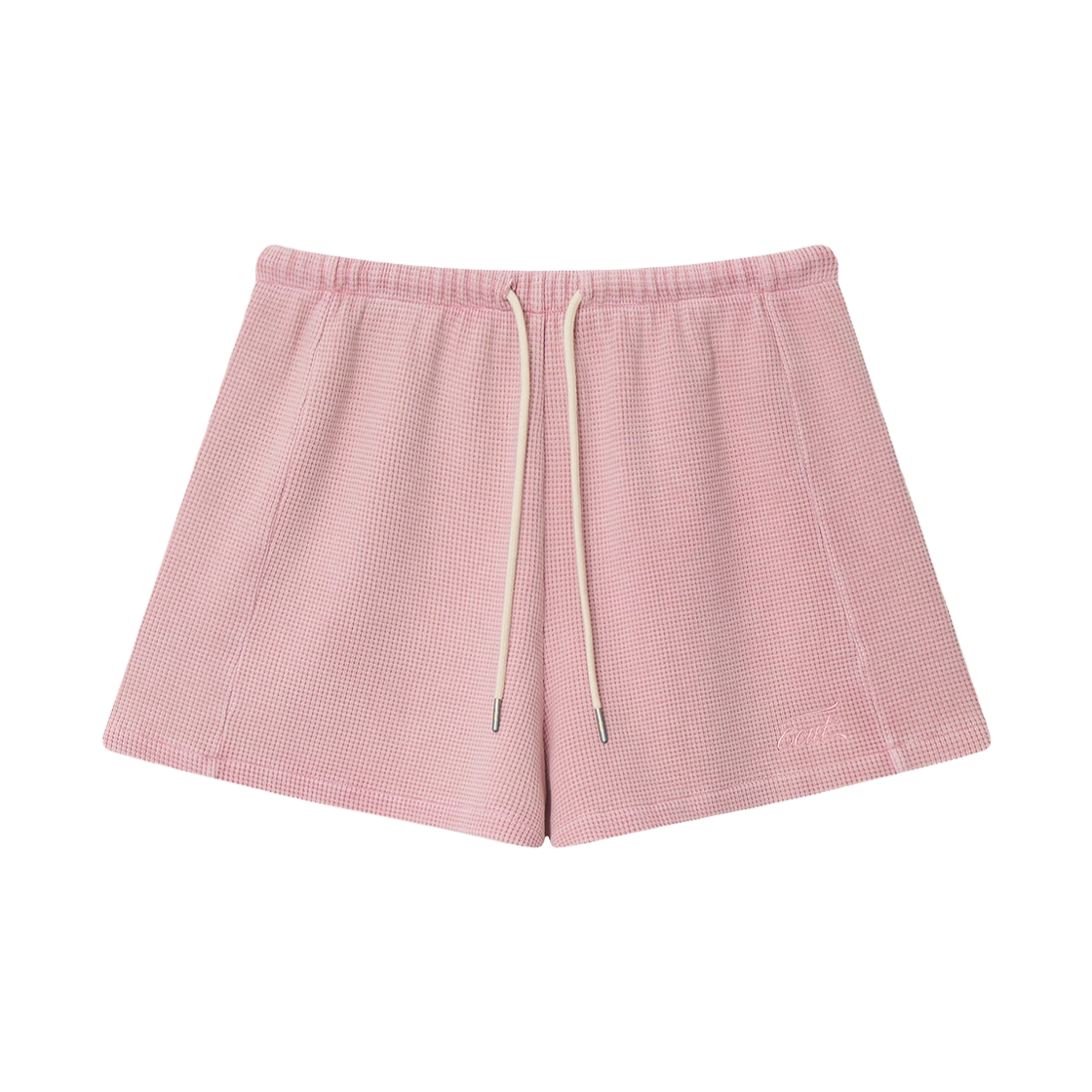 이우트 피그먼트 와플 쇼츠 라이트 핑크(EEUT Pigment Waffle Shorts Light Pink)