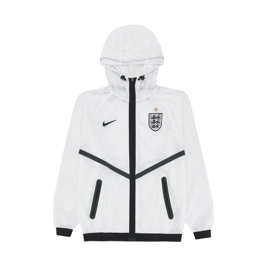 나이키 잉글랜드 드라이 핏 사커 앤섬 자켓 화이트 블랙 (IH1761-100) (논 마킹 버전)(Nike England Dri-Fit Soccer Anthem Jacket White Black (IH1761-100) (Non Marking Ver.))