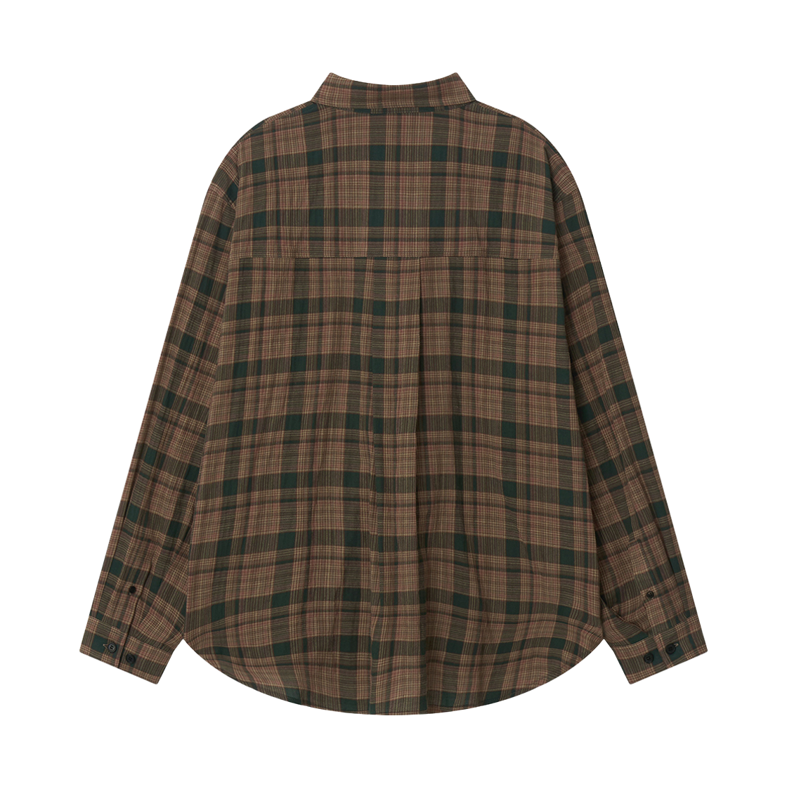 이우트 더스크 체크 셔츠 다크 그린(EEUT Dusk Check Shirt Dark Green) - 2
