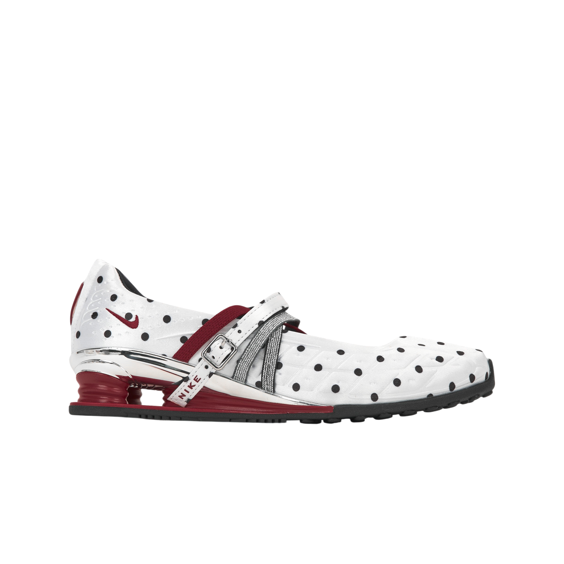 (W) 나이키 x 네이키드 코펜하겐 샥스 Z 칼리스트라 폴카 닷 화이트 블랙((W) Nike x Naked Copenhagen Shox Z Calistra Polka Dot White Black)