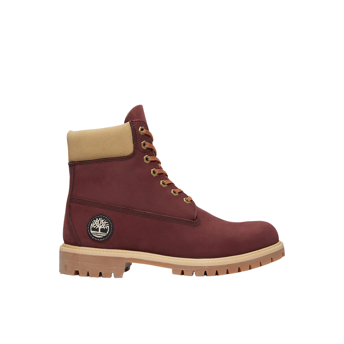TB0A2P6WEQ3 Timberland Premium 6 Inch Waterproof Boot Burgundy Nubuck - Medium