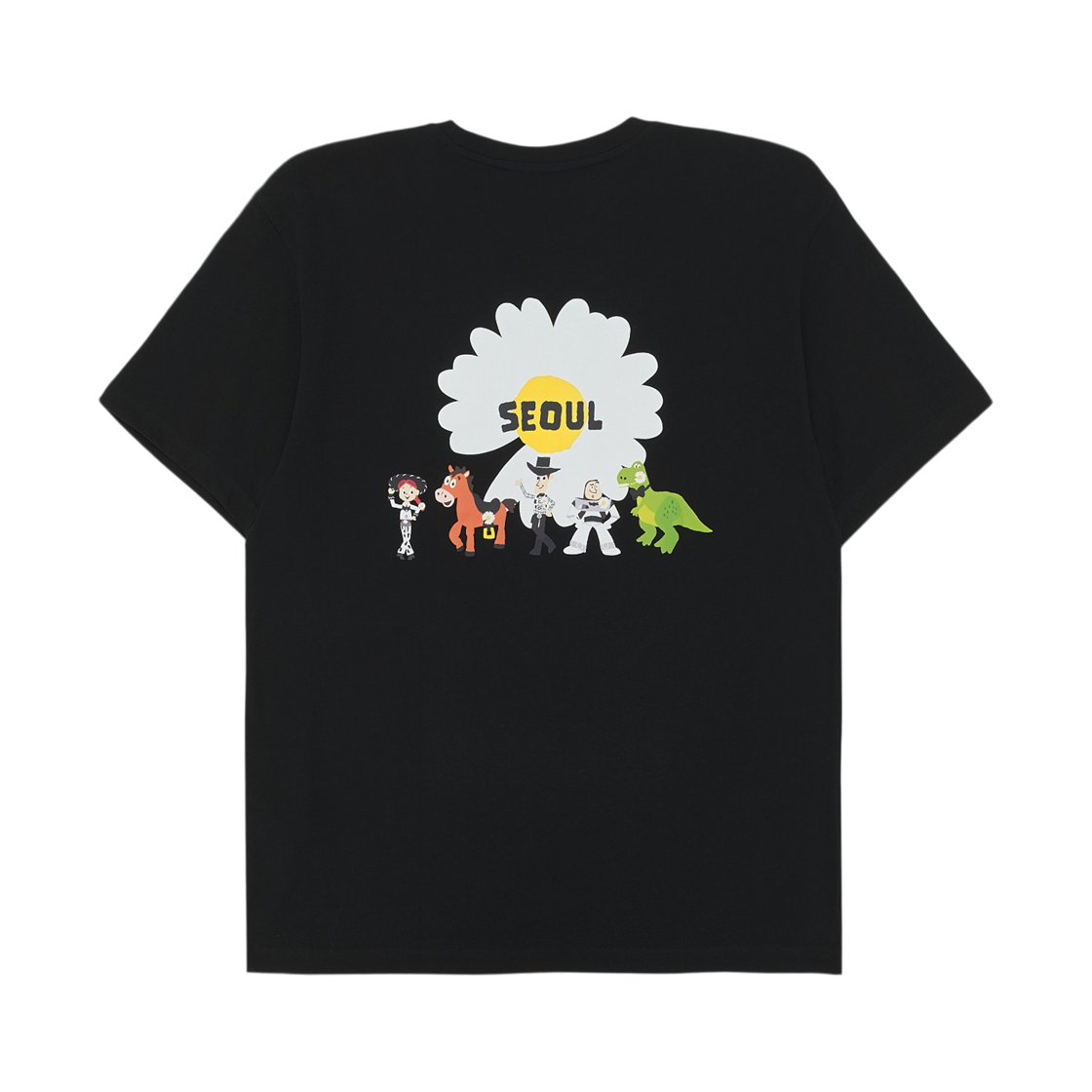 피스마이너스원 x 토이 스토리 더 퍼스트팬 티셔츠 01 블랙(Peaceminusone x Toy Story The First Fan T-Shirt 01 Black)