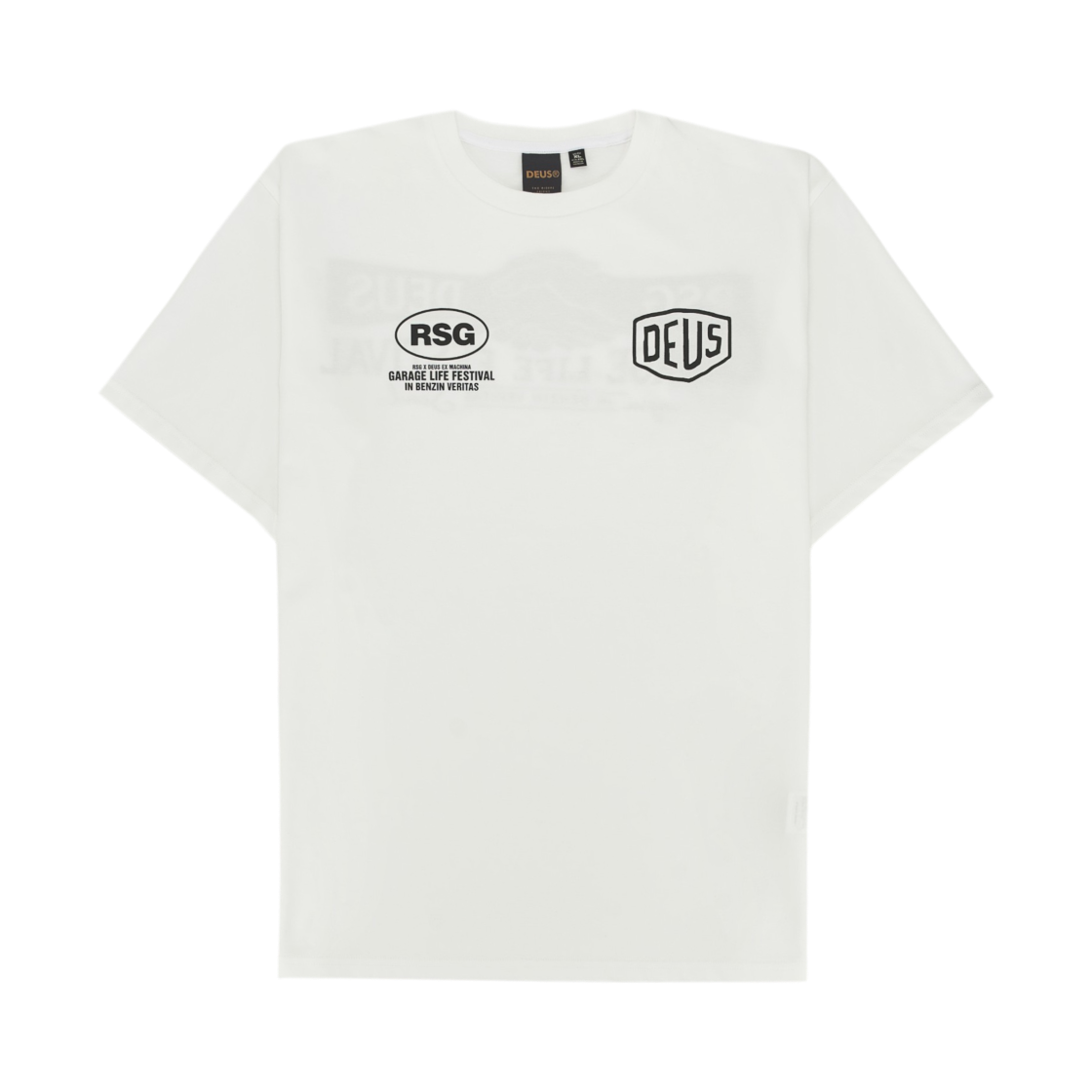 데우스 엑스 마키나 x RSG 개러지 라이프 페스티벌 티셔츠 화이트(Deus Ex Machina x RSG Garage Life Festival T-Shirt White) - 2