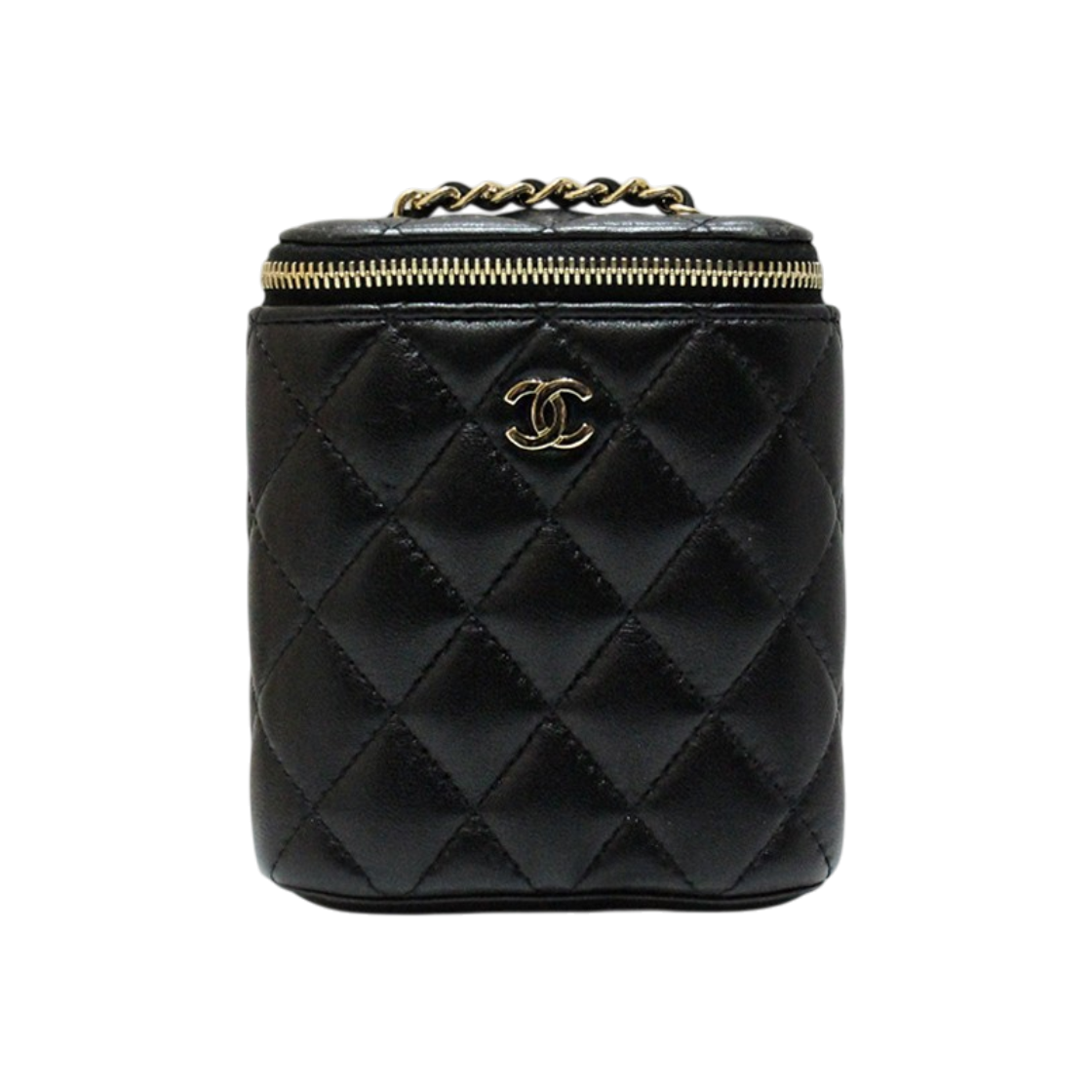 IT7WGK6H4WFB Chanel Lambskin Vanity Cosmetic Mini Bag AP1466