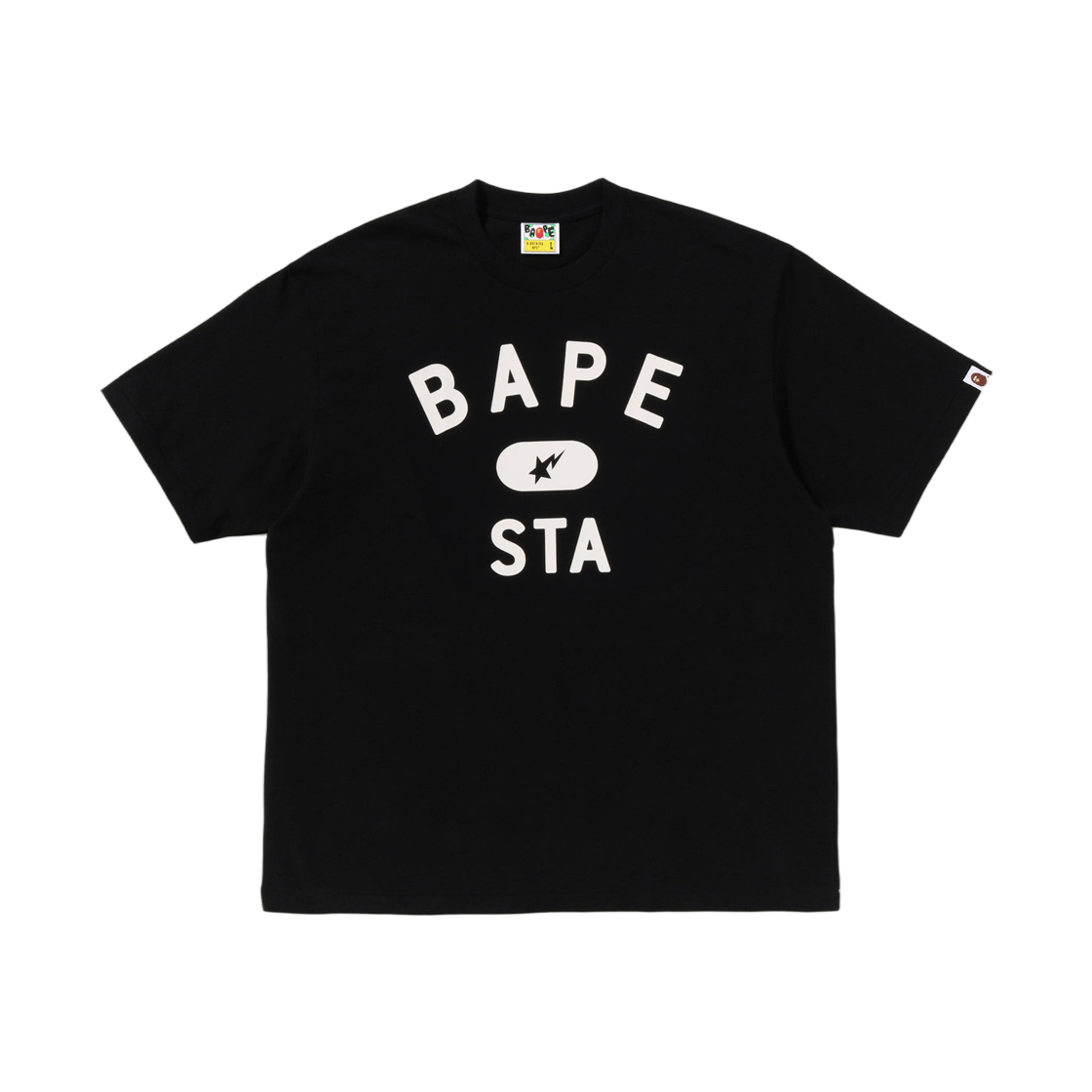 - BAPE Bape Sta College Relaxed Fit T-Shirt #2 Black