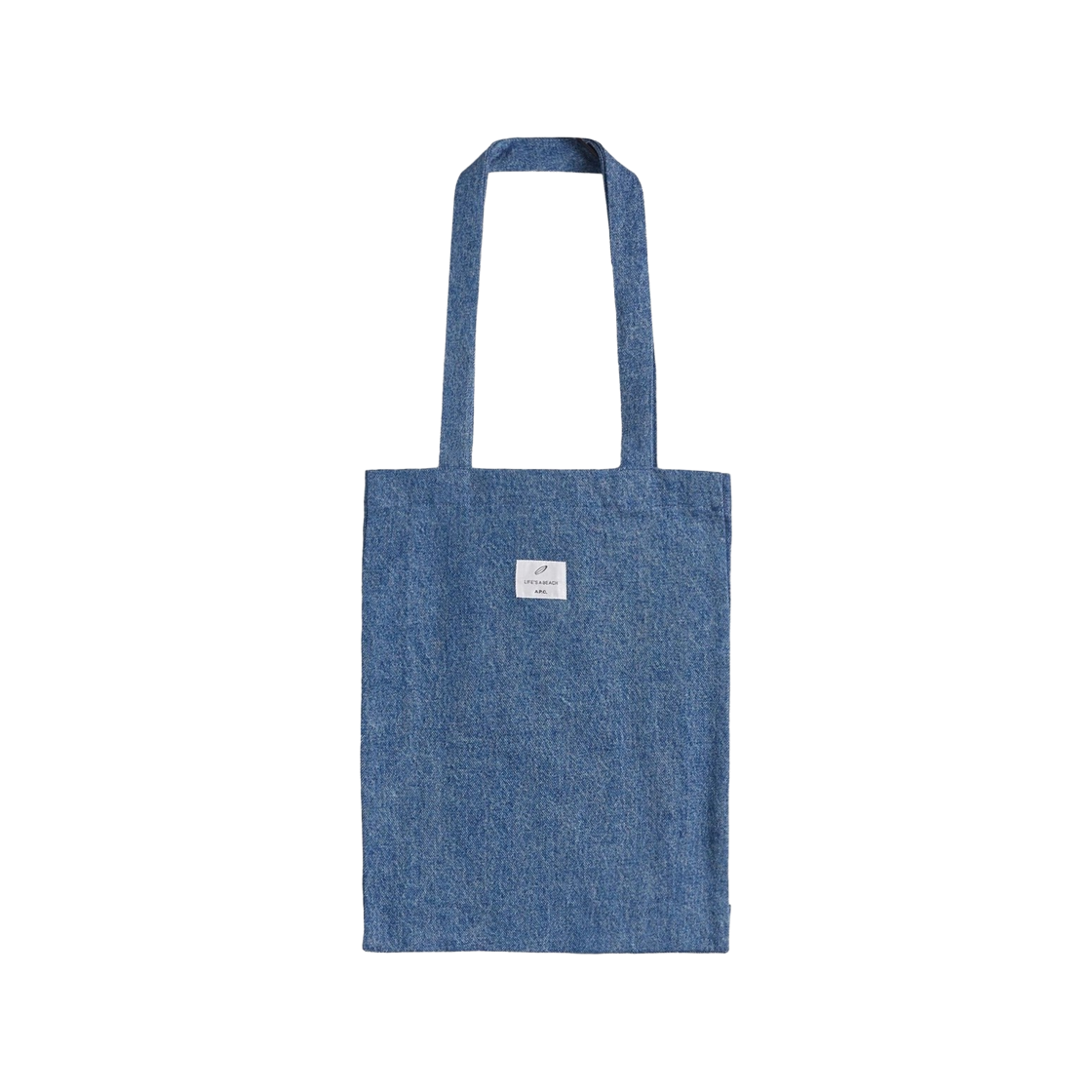 아페쎄 루 페이즐리 로고 데님 토트백 워시드 인디고(A.P.C. Lou Paisley Logo Denim Tote Bag Washed Indigo) - 2