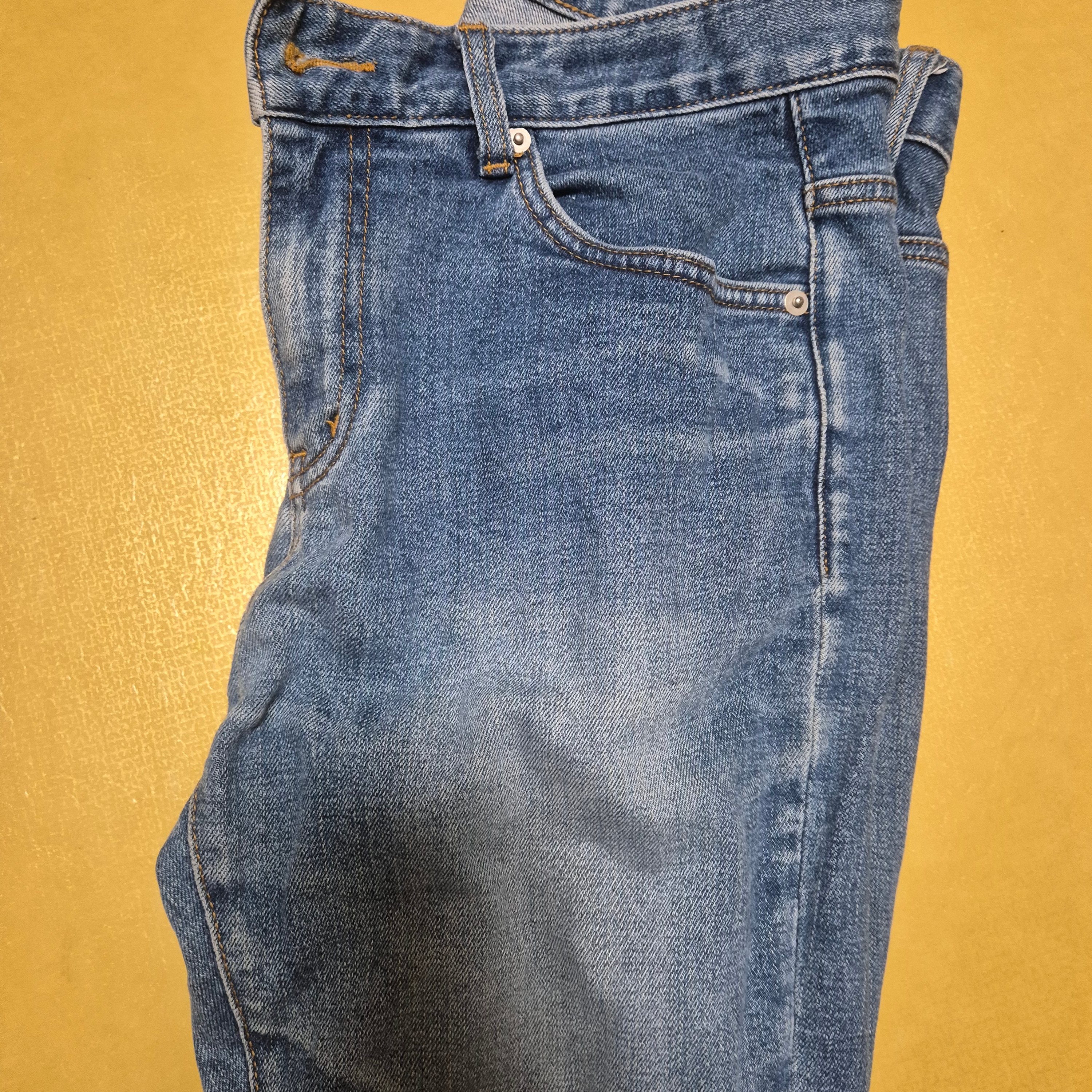 A.P.C. New Standard Stonewashed Indigo 착용 스타일