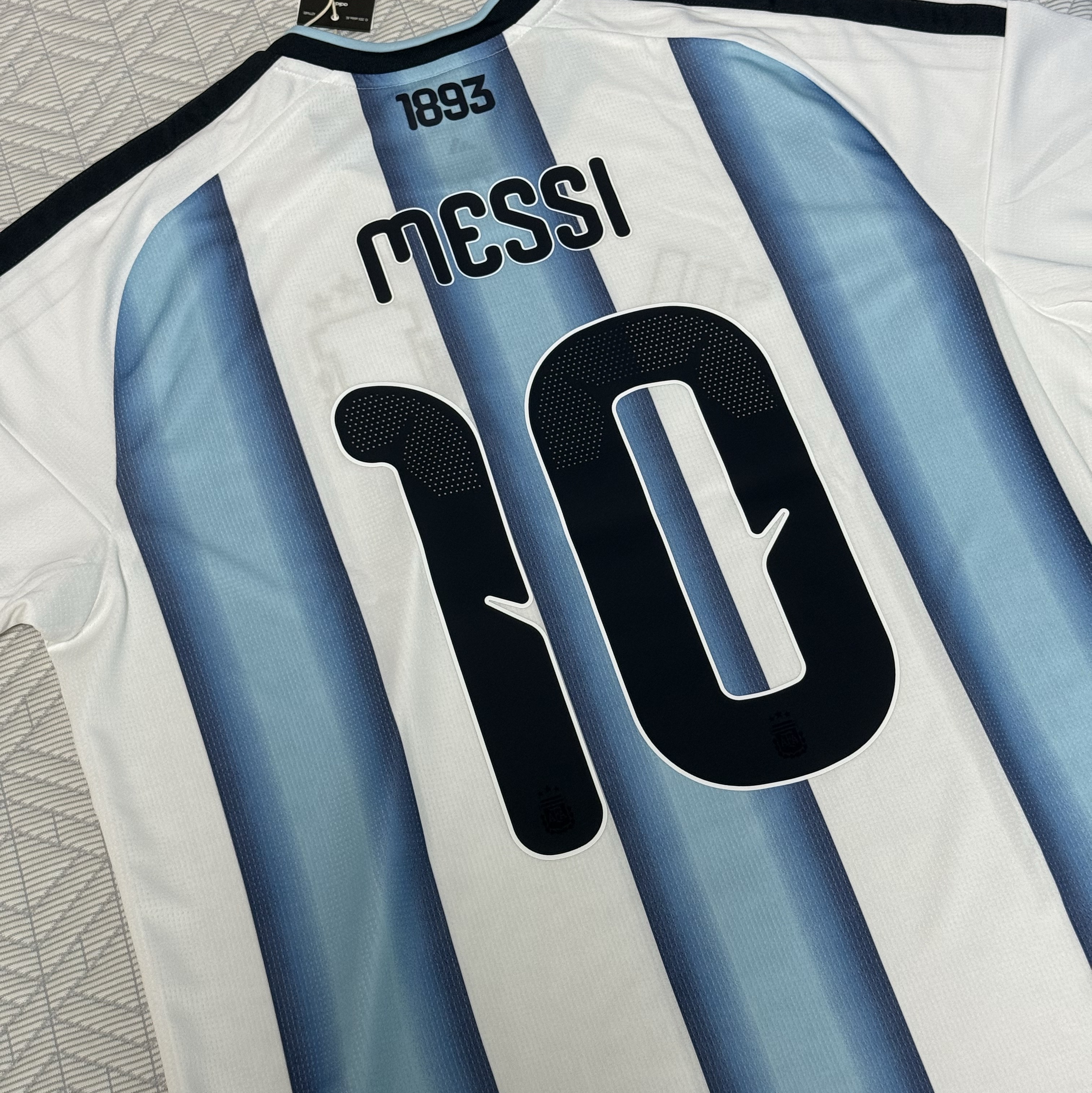 Adidas Argentina 2026 Home Jersey White Icey Blue - KR Sizing (Non Marking Ver.) 착용 스타일 - 2