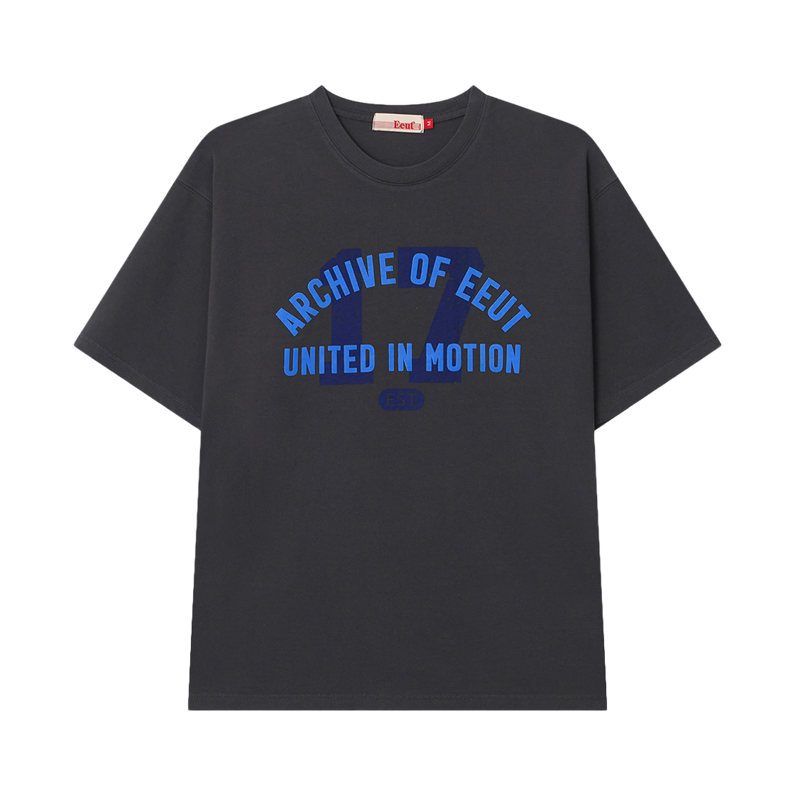 이우트 세븐틴 아치 이웃 티셔츠 차콜(EEUT 17 Arch Eeut T-Shirt Charcoal)