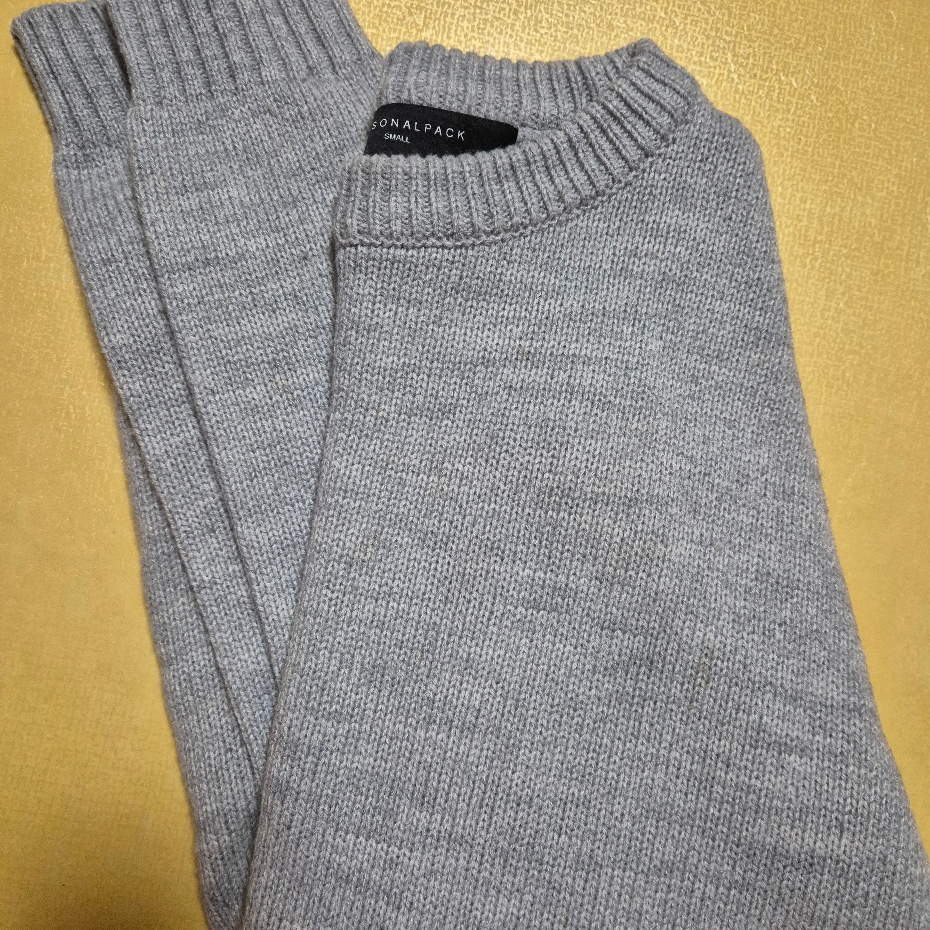 [20% 적립] Polo Ralph Lauren Cable Knit Cotton Sweater Grey 착용 스타일