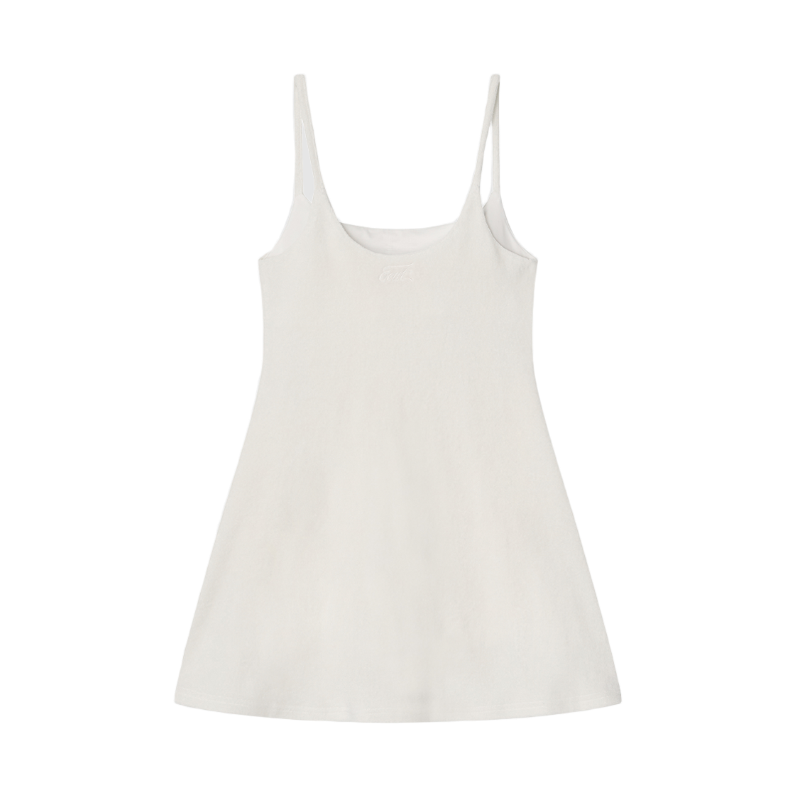 이우트 테리 커버업 드레스 화이트(EEUT Terry Cover Up Dress White) - 2