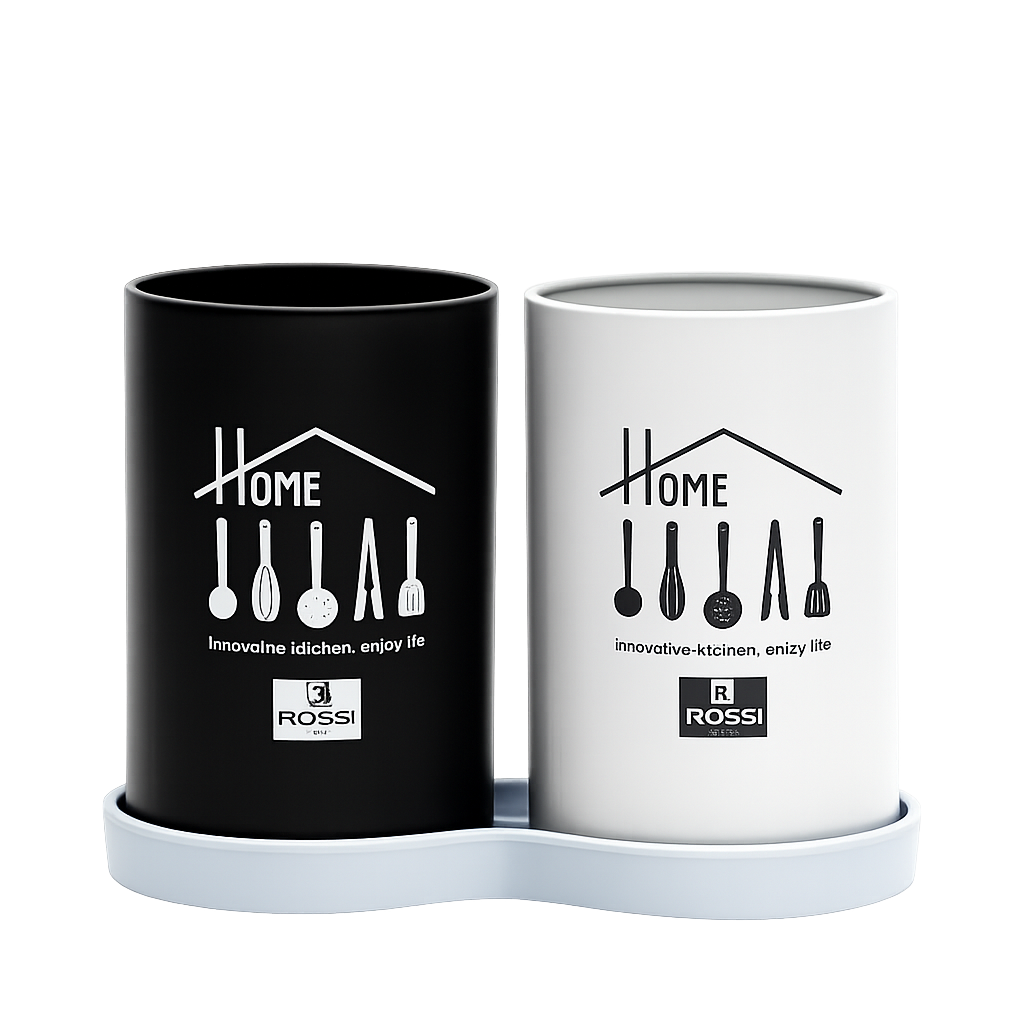 로시 캔디 스텐 키친버캣2종(Rossi Candy Stainless Kitchen Bucket 2‑Piece Set)