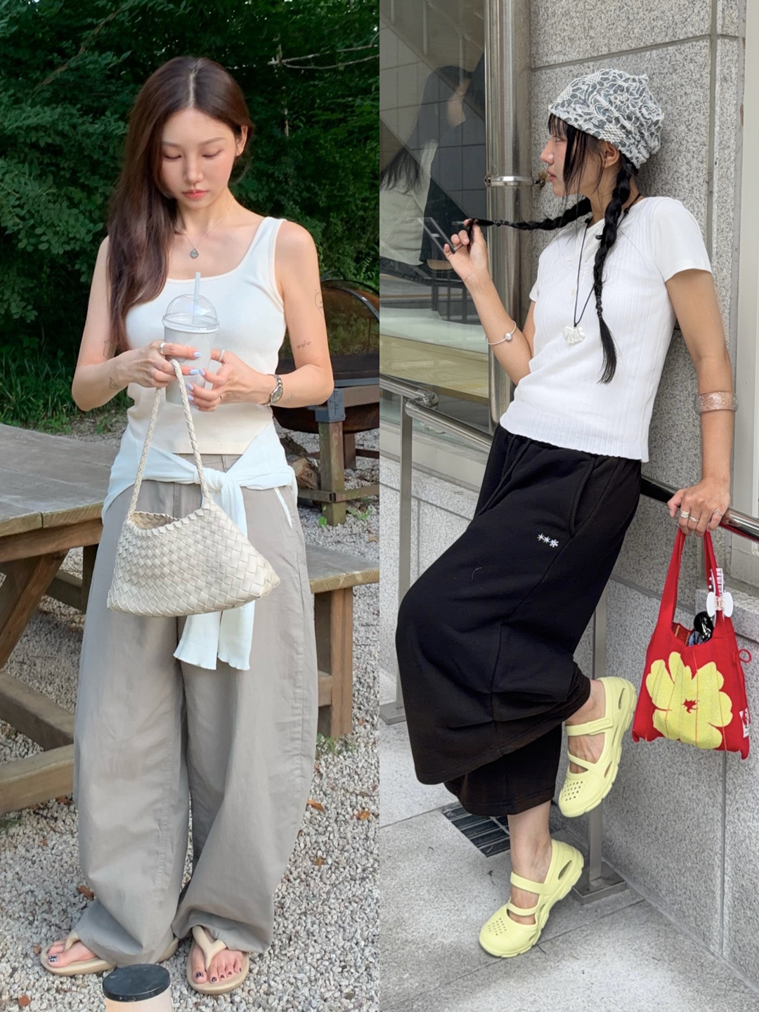 Maison Margiela Box Bag East West Medium Black, (W) Hysteric Glamour My Hysteric Mesh Cap Black 착용 스타일 - 3