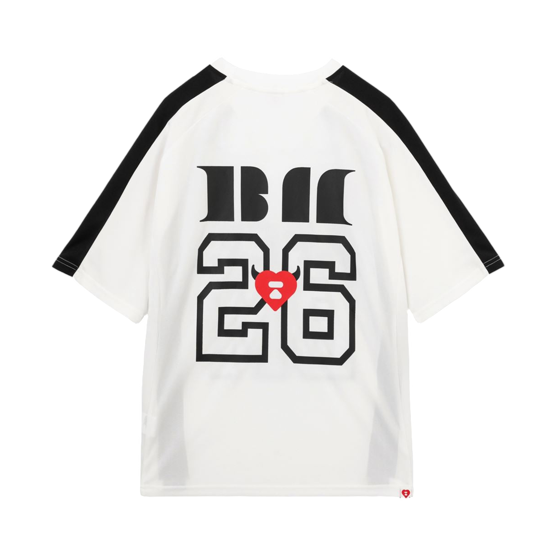 (W) 베이프 에이피 x 베이비 몬스터 에이프 베이비 프린트 티셔츠 #1 화이트((W) BAPE Apee x Baby Monster Apee Baby Print T-Shirt #1 White) - 2