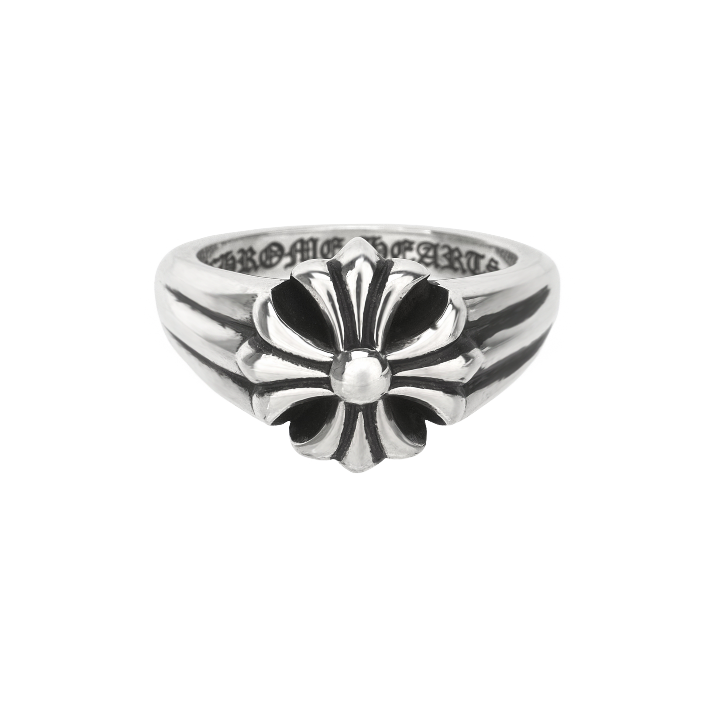 - Chrome Hearts Cut Out CH Plus Small Ring Silver