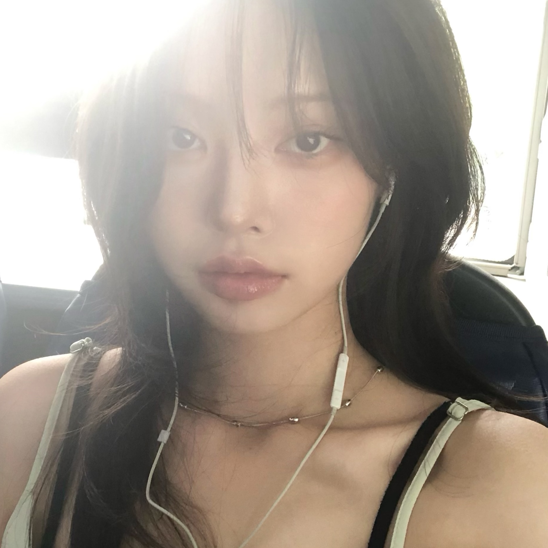 Riomeu Orbit Overlap Chain Necklace 착용 스타일