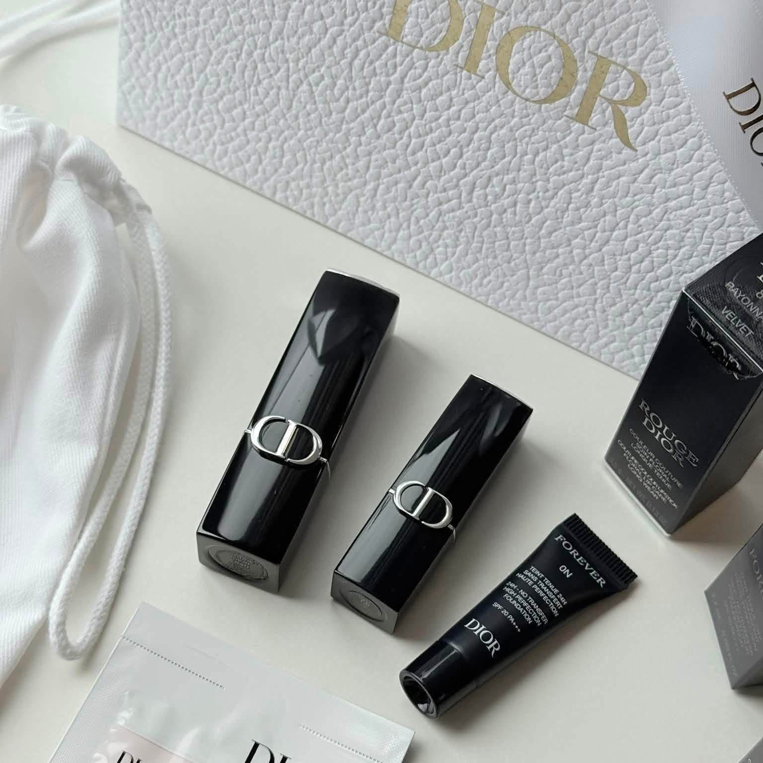 Dior Rouge Dior Balm 000 Dior Natural 착용 스타일