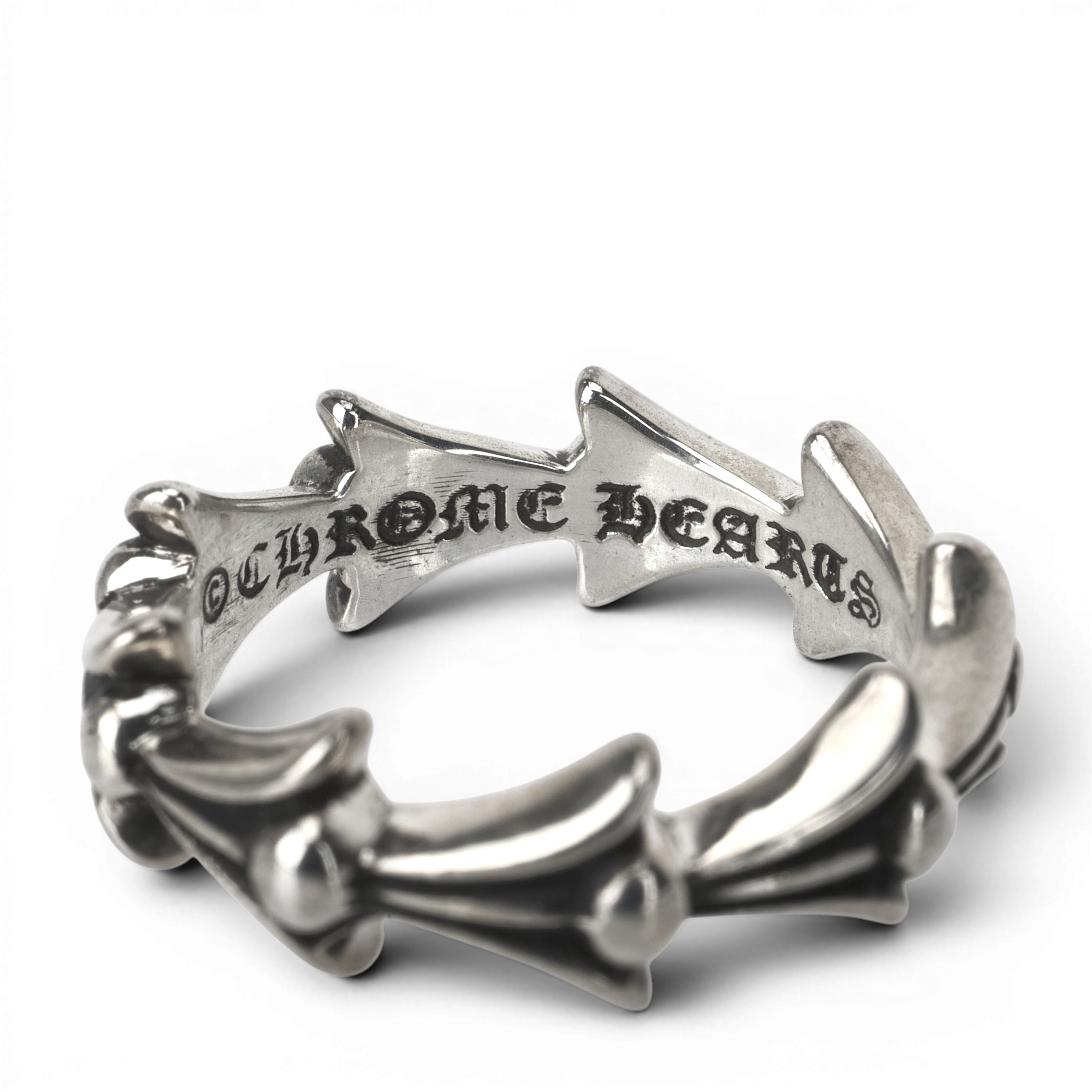 크롬하츠 크로스 테일 링 실버(Chrome Hearts Cross Tail Ring Silver) - 3