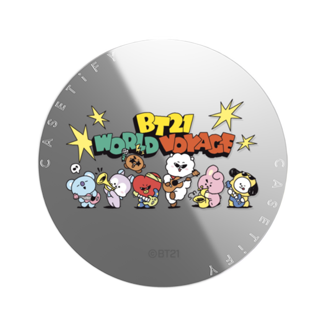 - Casetify x BT21 Snappy Mirror Snappy Magsafe Grip Stand