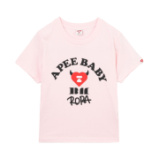(W) BAPE Apee x Baby Monster Apee Baby Print T-Shirt #2 Rora Pink
