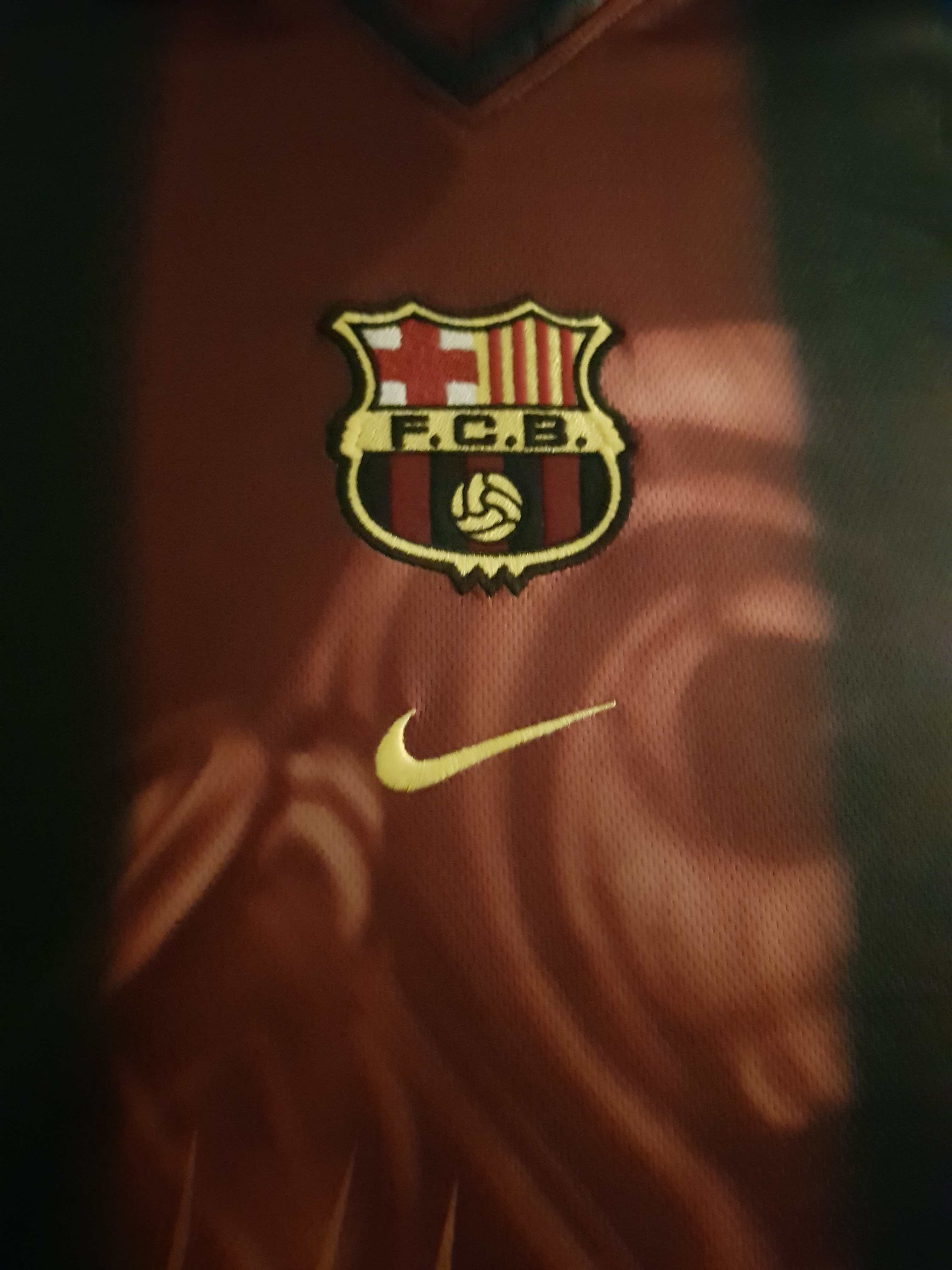 Nike FC Barcelona x Travis Scott Retro 2000/01 Home Skeleton Jersey Multicolor (Non Marking Ver.) 착용 스타일