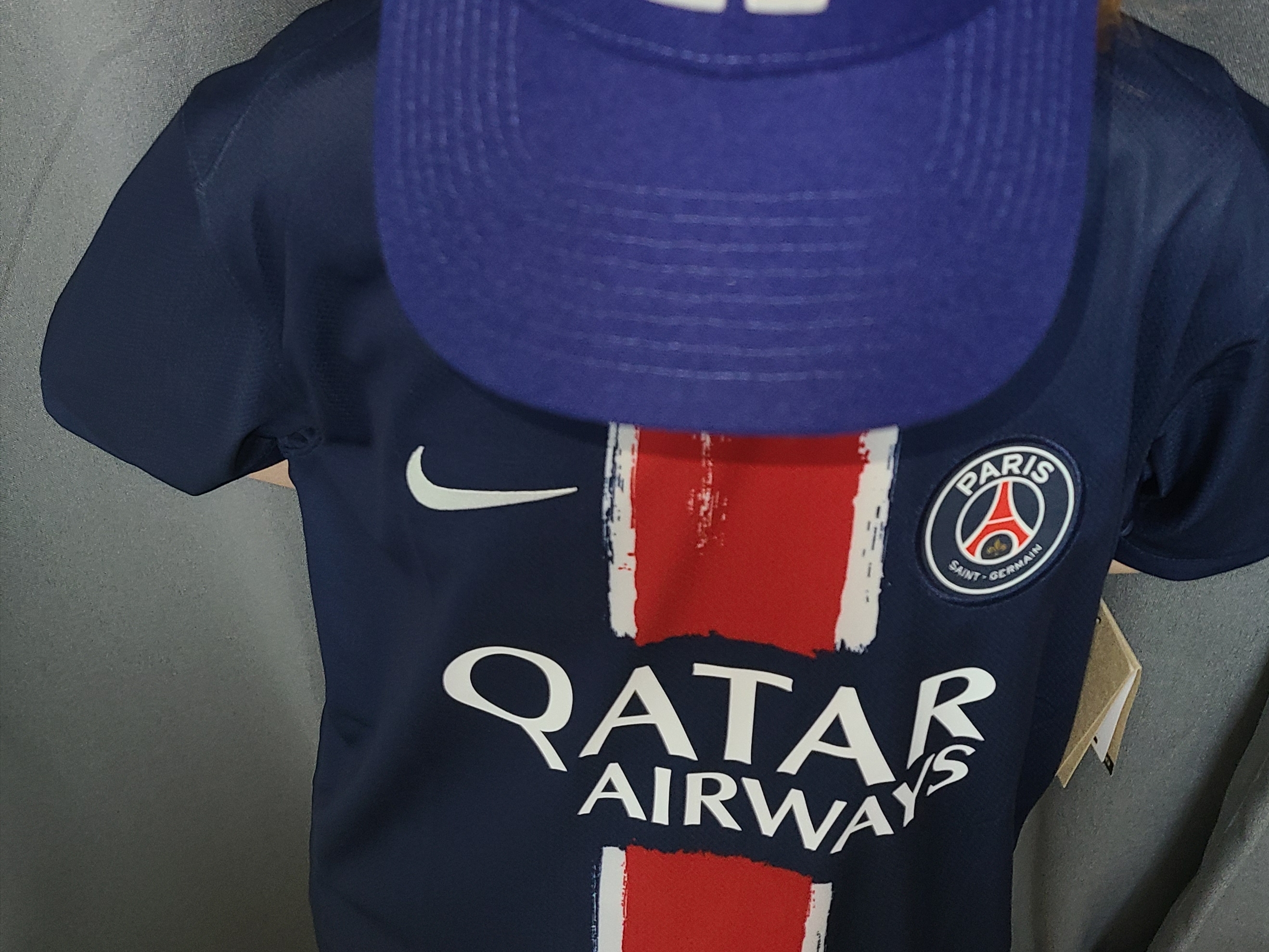 Nike Paris Saint-Germain 2024/25 Dri-Fit Stadium Home Replica Jersey Midnight Navy (Non Marking Ver.) 착용 스타일 - 2