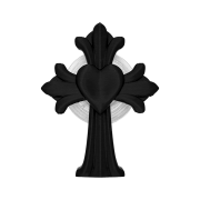 [KREAM 단독] KUROBA MAGSAFE HEART CROSS OBJET TOK - BLACK