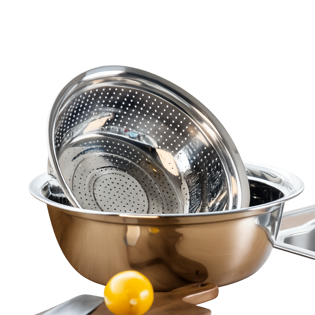로시 스텐빅볼 2종 중(Rossi Stainless Big Bowl 2‑Piece Set (Medium))