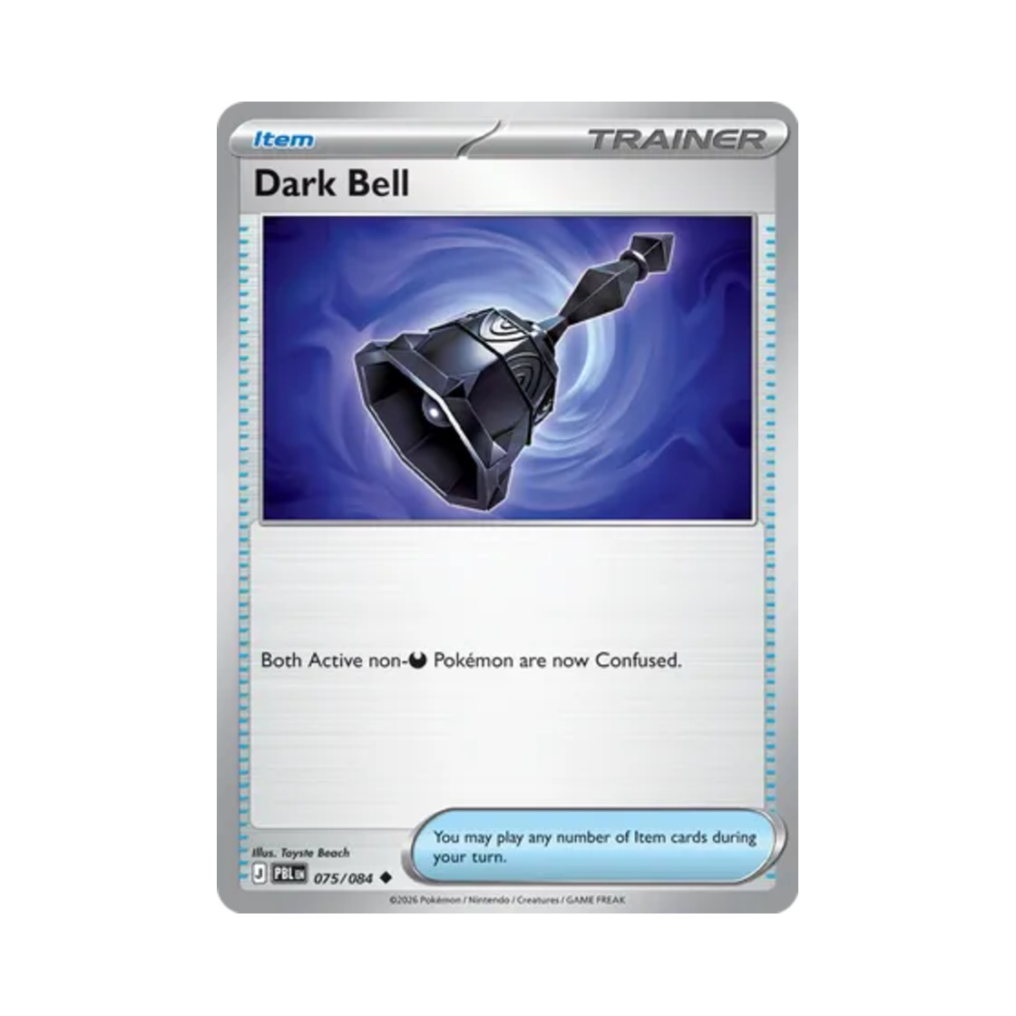 포켓몬 TCG 다크 벨 R 피치 블랙 (영문판)(Pokemon TCG Dark Bell R Pitch Black (English Ver.)) - 1