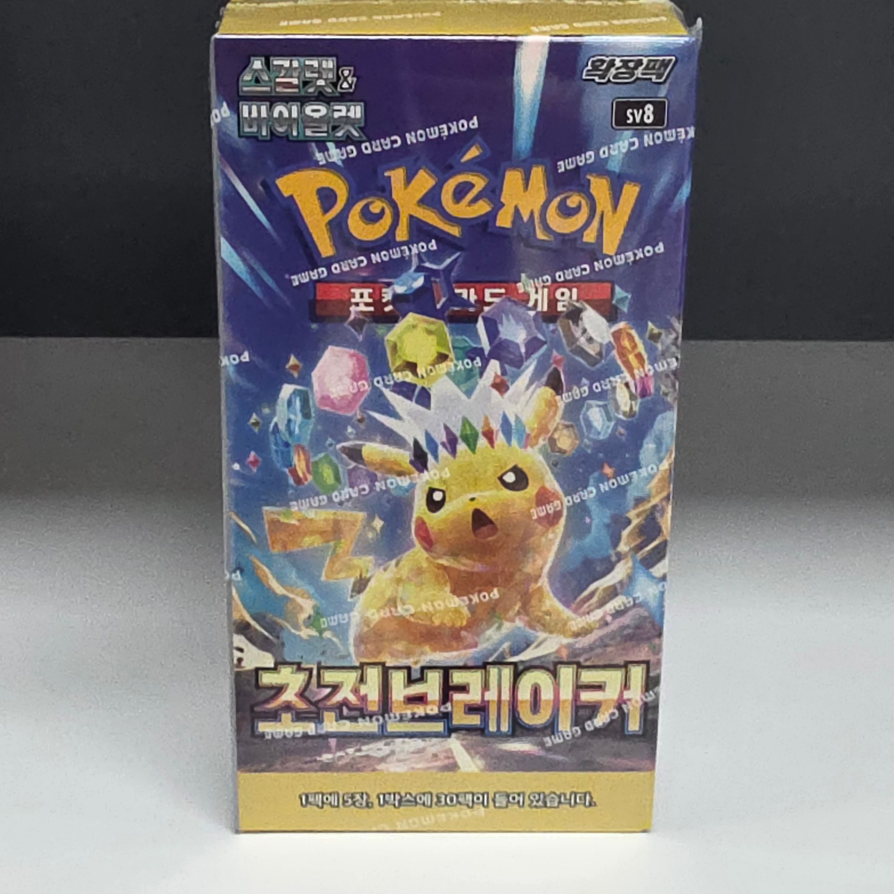 Pokemon TCG Scarlet & Violet Expansion Pack Surging Sparks Box (Pack of 30) 착용 스타일