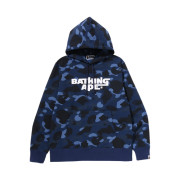 BAPE Color Camo Pullover Hoodie Navy