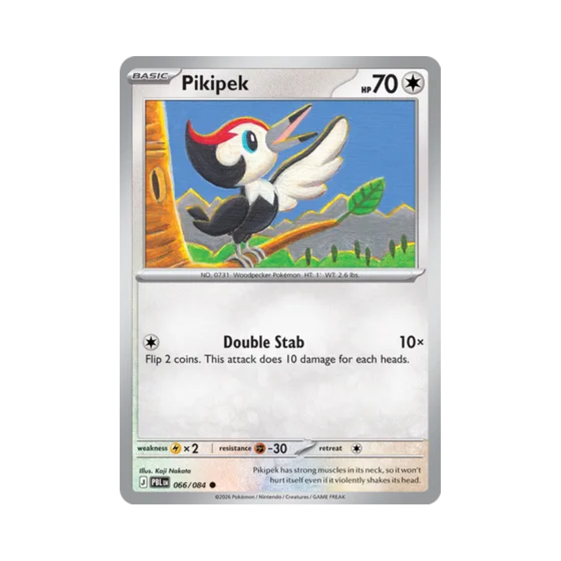 포켓몬 TCG 콕코구리 C 피치 블랙 (영문판)(Pokemon TCG Pikipek C Pitch Black (English Ver.)) - 1