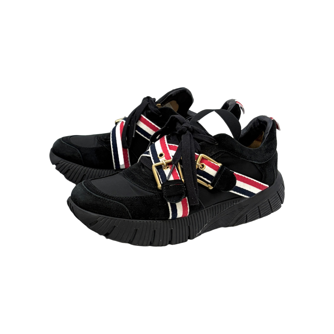 ITWV9L6M3POK Thom Browne Three Stripe Black Sneakers
